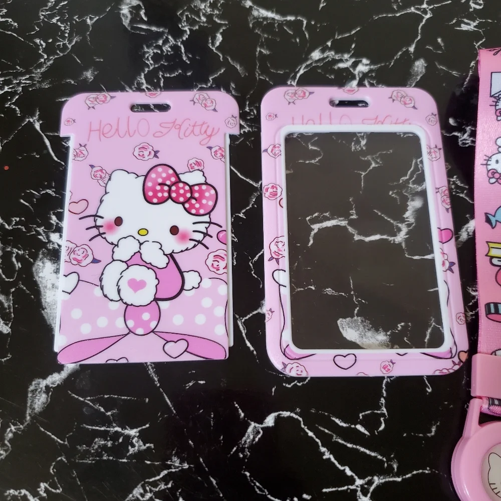Hello Kitty ID/Credit Card Holder With Lanyard